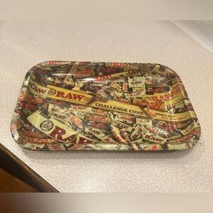 RAW Rolling Tray with Logo Design.Good design.